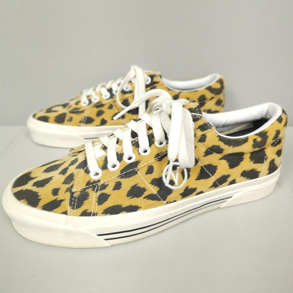 Vans Leopard Shoes Women Size 10 Tan Black Sid DX Anaheim Factory Low - Picture 3 of 16